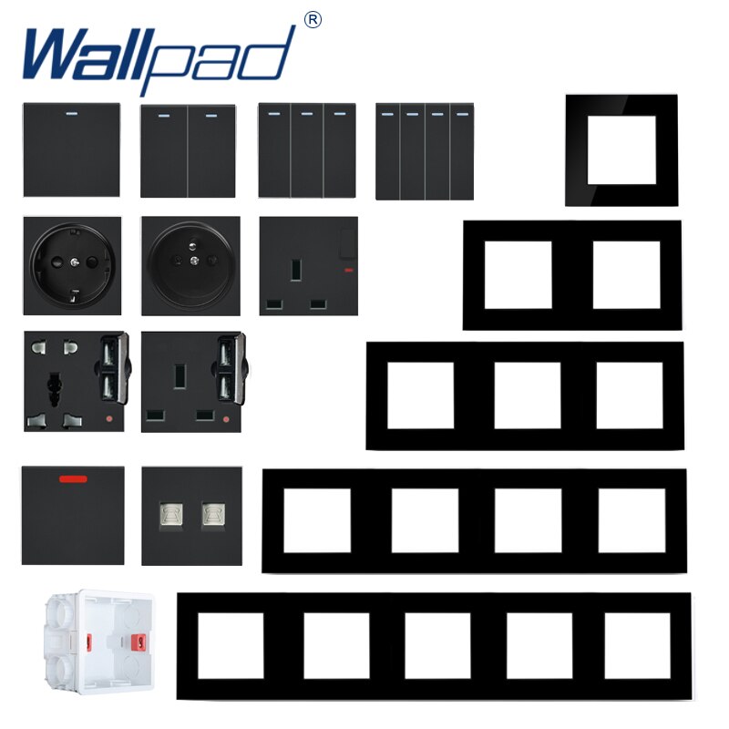 Wallpad wall embedded router wifi repeater usb oplader funktionstast til moduler kun 55*55mm