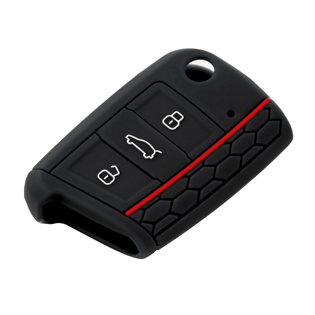 Duurzaam Siliconen Autosleutel Cover Case Flip Key Cap Afstandsbediening Voor Volkswagen Voor Golf 7 Beschermende Accessoires