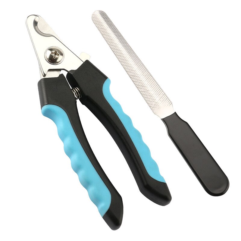 View of Pet Nail Clipper with Safety Guard Stainless Steel... – Grandado