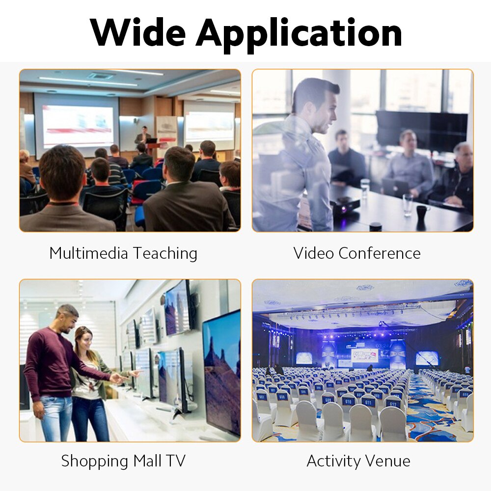 HD Splitter 1 in 2 out 1080P Image 3D Effect Compatible with PC/Laptop/Game Console/Set-top Box/Projector/TV/Monitor