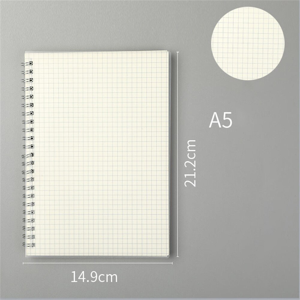 2022 A5 B5 A4 Notebook Notebook Student Eye Protection Coil Book Hand Ledger Business Meeting Student Notebook: A5 grid