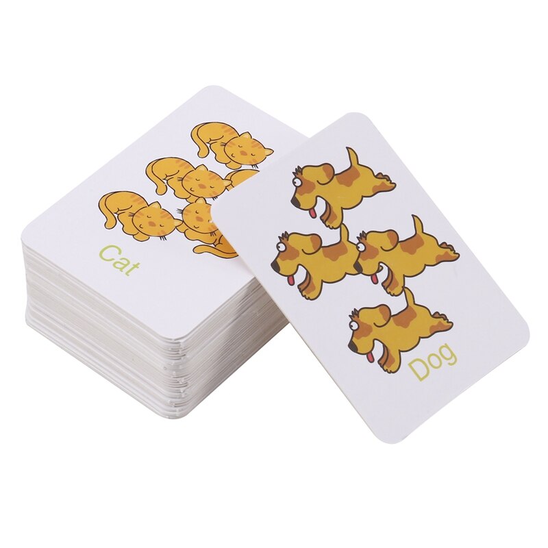 Anti-Tear Flash Cards Learning Alphabet Puzzle Cards, Matching Puzzle Cognitive Early Educational Learning Toys Mental Storage B