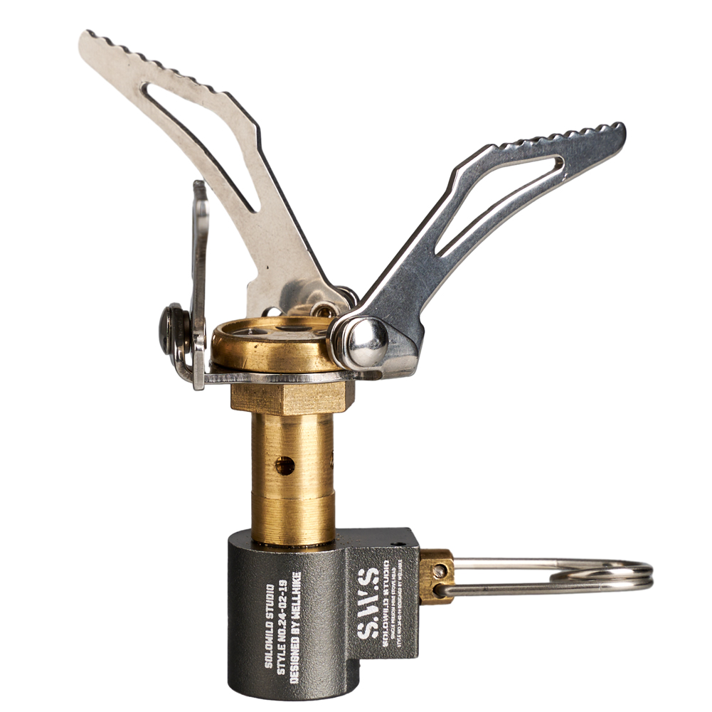 B-Camping Mini 2000W Gas Stove – Folding Outdoor Stove W/ Piezo Ignition – 127g