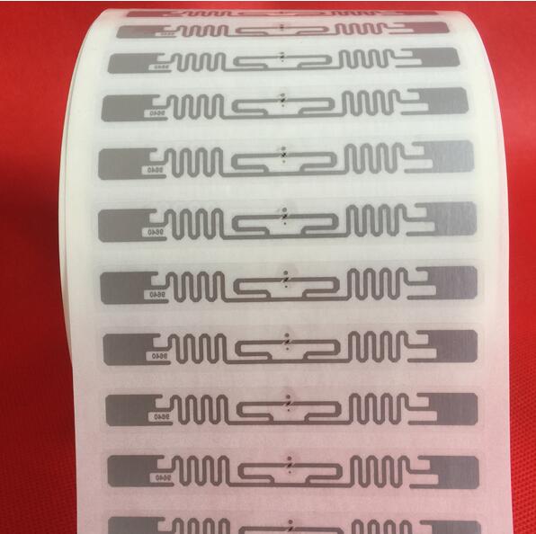100 pcs/lot Aline 9640 RFID UHF Adhesive Tag Aline H3 chip Inlay 860-960MHz 512Bit Alien higgs-3 UHF Inlay label