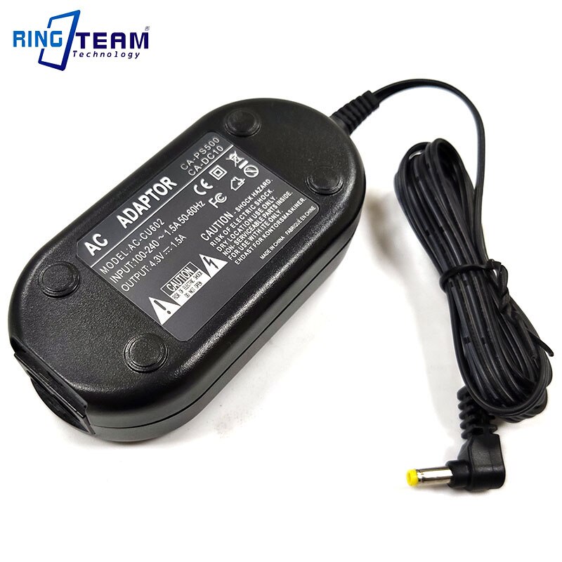 Adaptateur secteur Chargeur CA-PS400 CA-PS500 CA-PS600 ACK-500 ACK-600 pour Appareils Photo Canon Powershot A10 A20 A30 A40 A50 A60 A70 A75