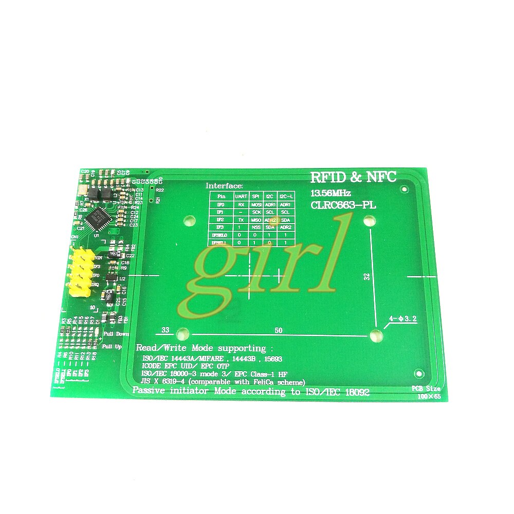 CLRC663 Modul RFID/NFC lesen und schreiben modul entwicklungsboard Farn.