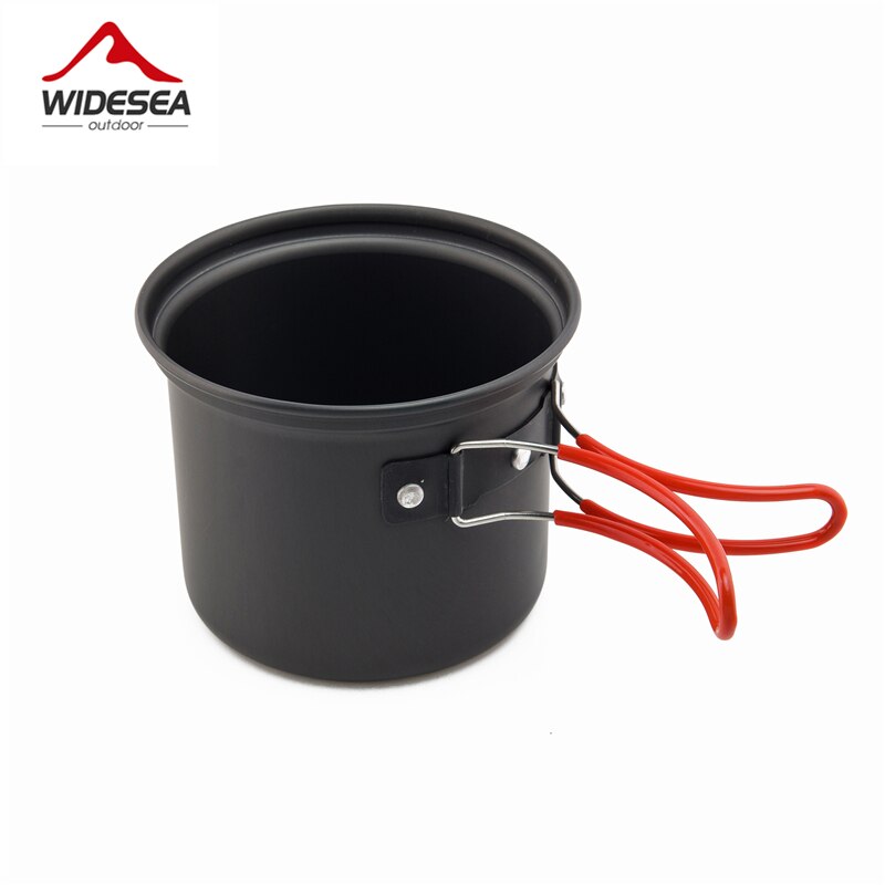 Widesea camping servies cup kom outdoor koken set camping kookgerei reizen servies pincin set wandelen kookgerei