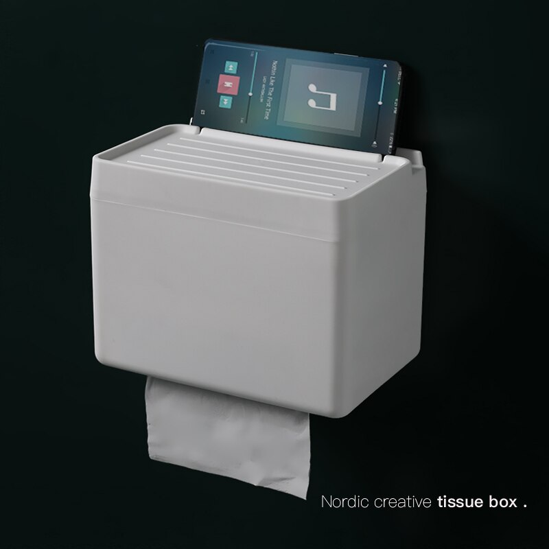 Hanging Multifunction Tissue Boxes Toilet Plastic Tissue Box Nordic Home Boite Mouchoir Bathroom Products DI50CZH