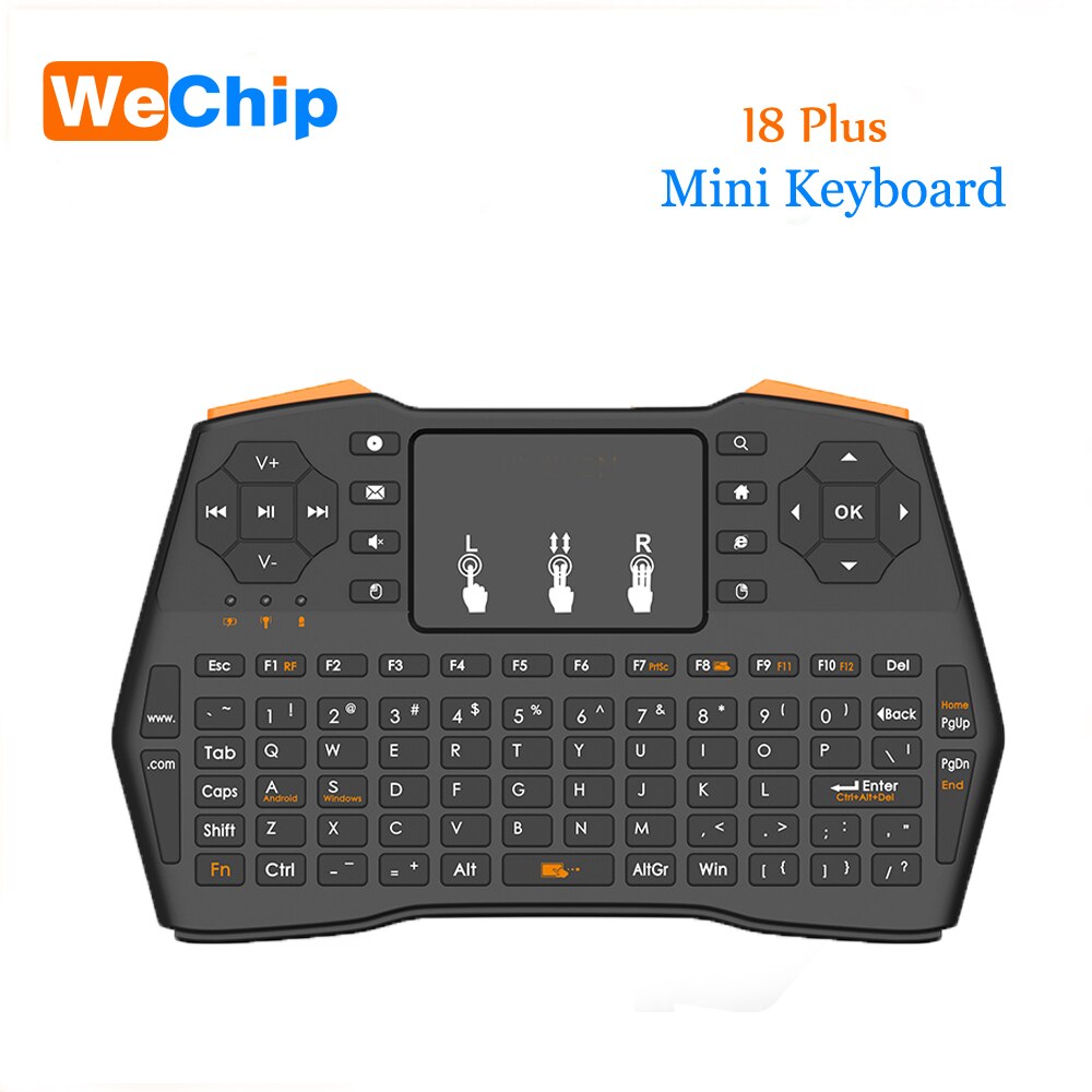 I8 Plus Drahtlose Tastatur 2,4 GHz Russisch oder Englisch Tasten Luft Maus Fernbedienung Touchpad Für Android Tv Kasten Notizbuch Tablette Pc