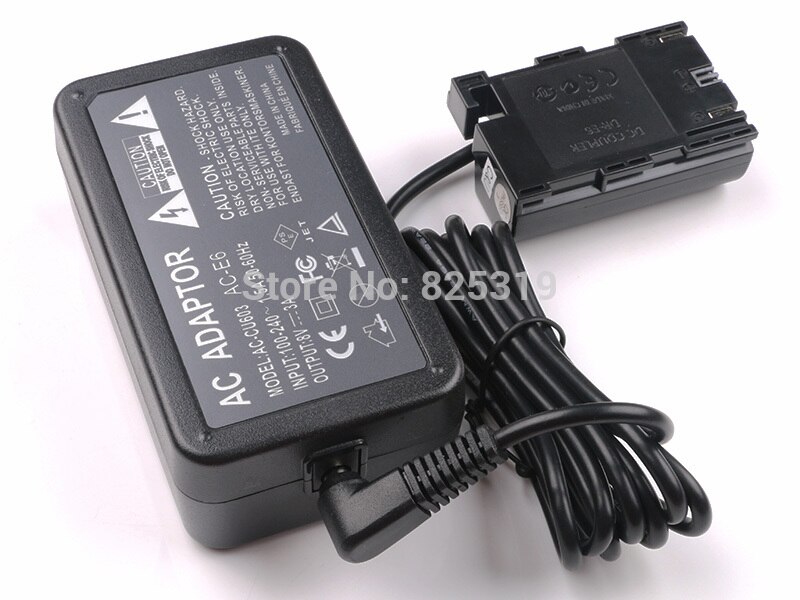 ACK-E6 + DR-E6 ACKE6 ACK E6 adaptador de potencia AC de Kit para cámaras digitales SLR Canon EOS 7D 7D Mark II 7D2 60D 60Da 70D 70D (N) 70D (W)