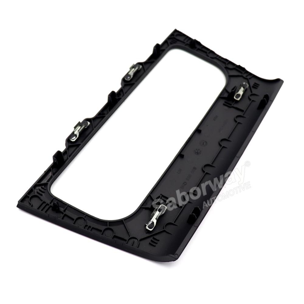 Saborway Zwart Centrale Cd Radio Cover Trim Airconditioning Panel Frame Voor Golf MK6 5K0 858 061E 5KD 858 069