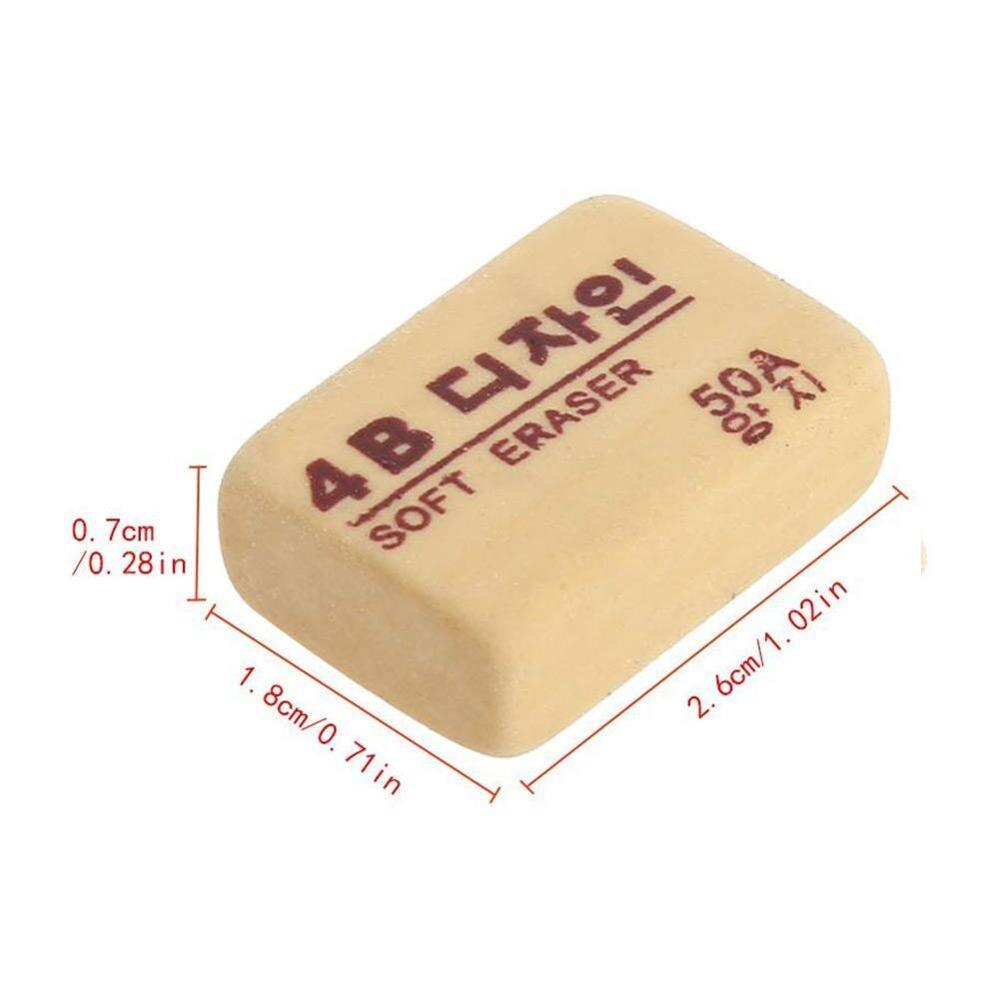 4B ołówki gumka Korea pisanie rysunek gumka gumka robić mazania-rysunek artystyczny szkolne materiały papiernicze robić szkoły biurowej: 50A