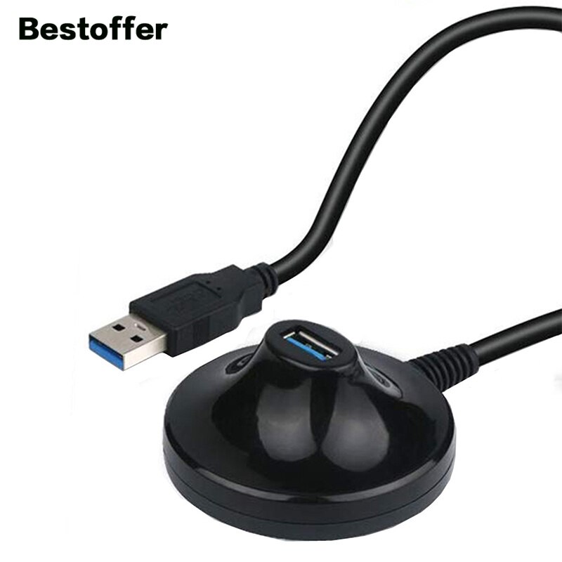 1 Meter Standard USB 3.0 Male to Female Extension Dock Station Docking Cable