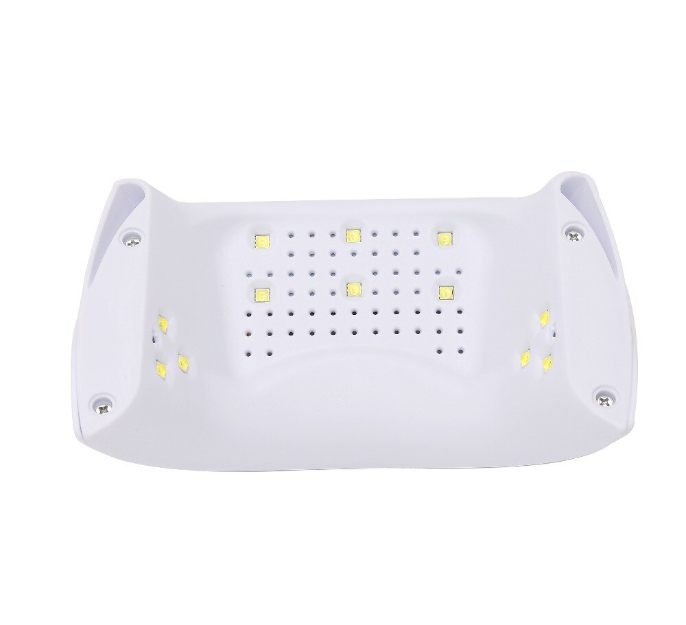 Wit Led Uv Lamp Droger 12 Leds Nail Dryer Nail Art Gereedschap Ultraviolet Curing Uv Gle/ builder/Led Gel