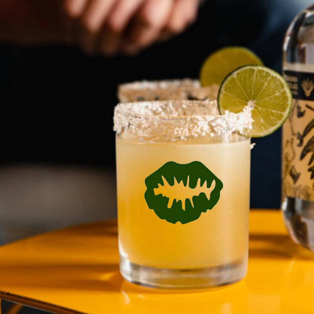 Autocollant de marquage de verre pratique, étiquette de marquage de boisson en Silicone à large Application, autocollant de marquage de verre 24 pièces/ensemble