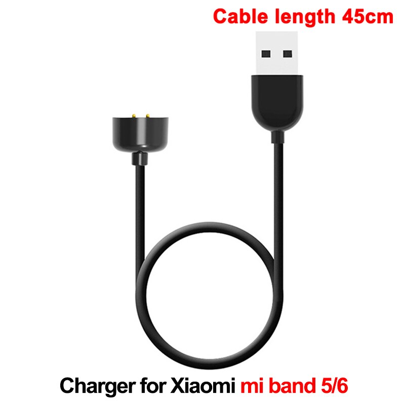 USB fast Charging Cable Charger For Xiaomi Mi Band 6 5 4 Cable Data Dock For MiBand 2 3 4 5 Charge OTG Adapter Station Portable: 10 45CM-Miband 5 6