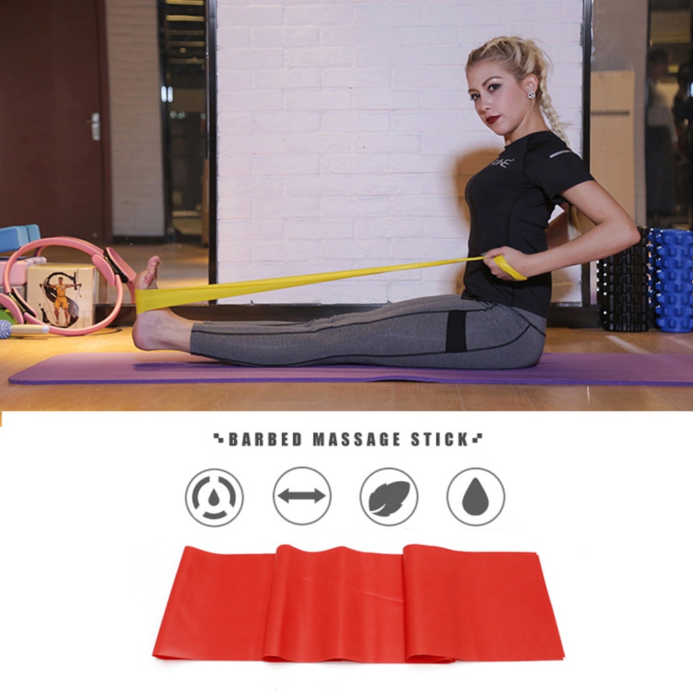 Unisexe Fitness Yoga intérieur Tension bande Fitness exercice Pilates étirement ruban ceinture tirer élastique sangle fournitures
