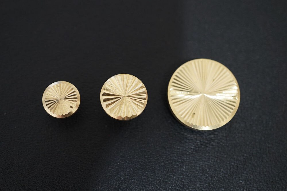 50 st Q19-10mm Massief Messing riem schroef Chicago Schroef Leathercraft