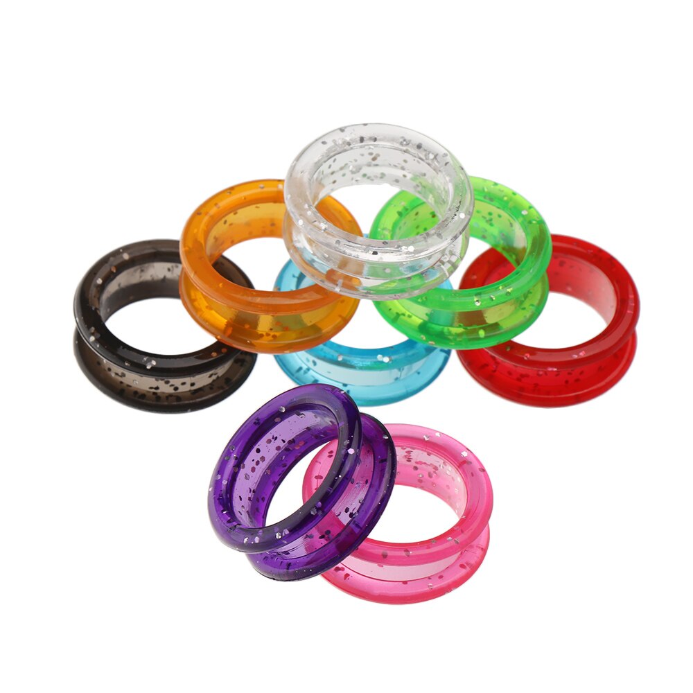 2 Stuks Professionele Kleurrijke Siliconen Ring Voor Pet Grooming Schaar Fit Voor Hond Kat Haar Blikscharen Haar Snijden Accessoire