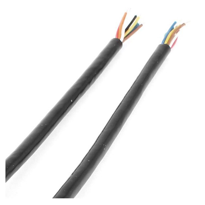 8 Pin M/F Plug Waterdichte Connector Kabel Zwart
