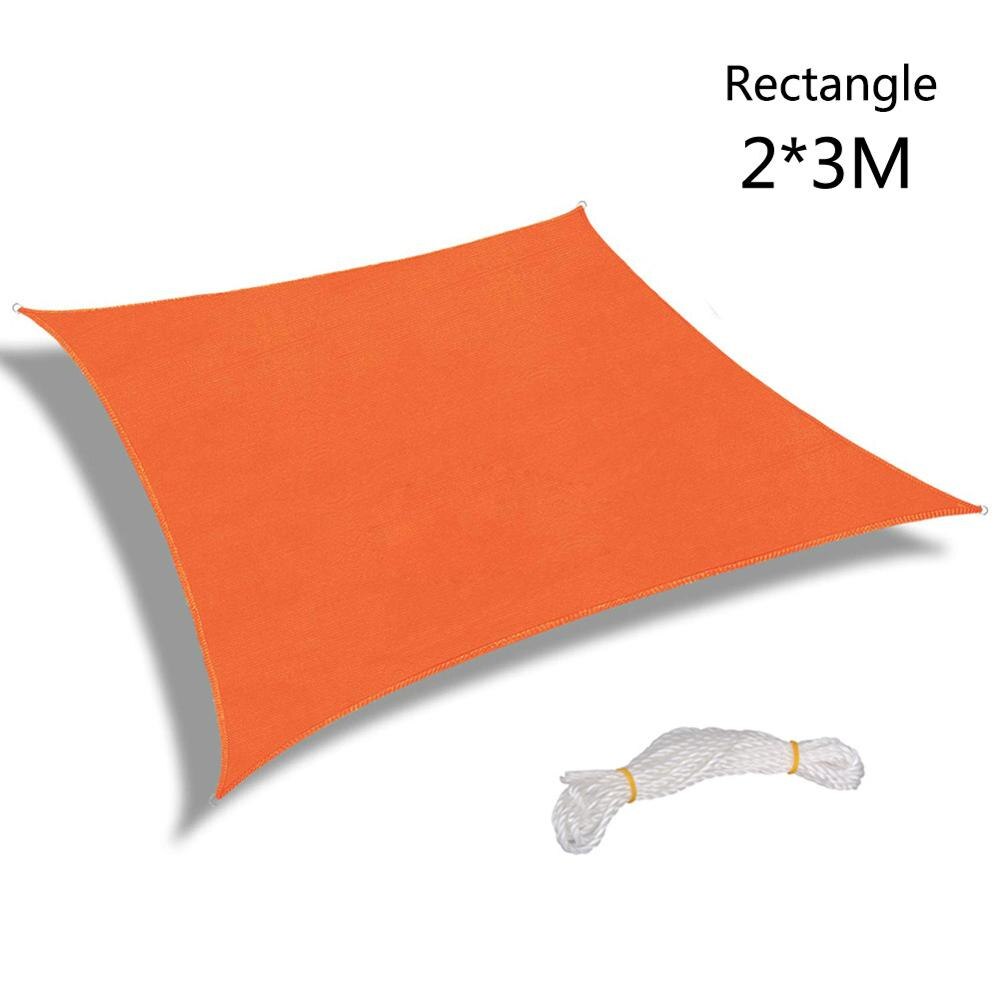 Rechthoek Zon Onderdak Zonnescherm Bescherming Outdoor Waterdichte Luifel Tuin Patio Zwembad Zonnezeil Luifel Camping Picknick Tent: 6