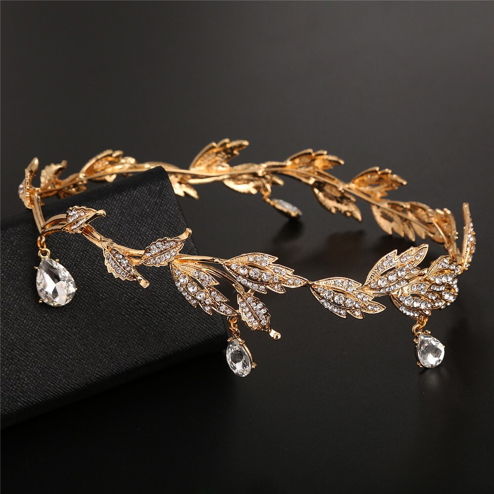 Diadème de mariage en alliage de cristal, ornement frontal de mariée de Style coréen, couronne en cristal, accessoires de mariée