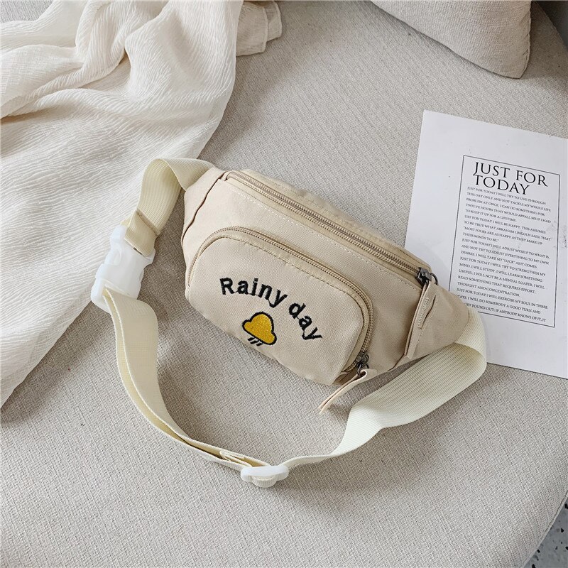 Bonitos paquetes de cintura de dibujos animados para niños, Mini precioso monedero de Mickey, paquete de almacenamiento para bebés, bolso de mano para niños y niñas, bolsa de mensajero, cartera: O
