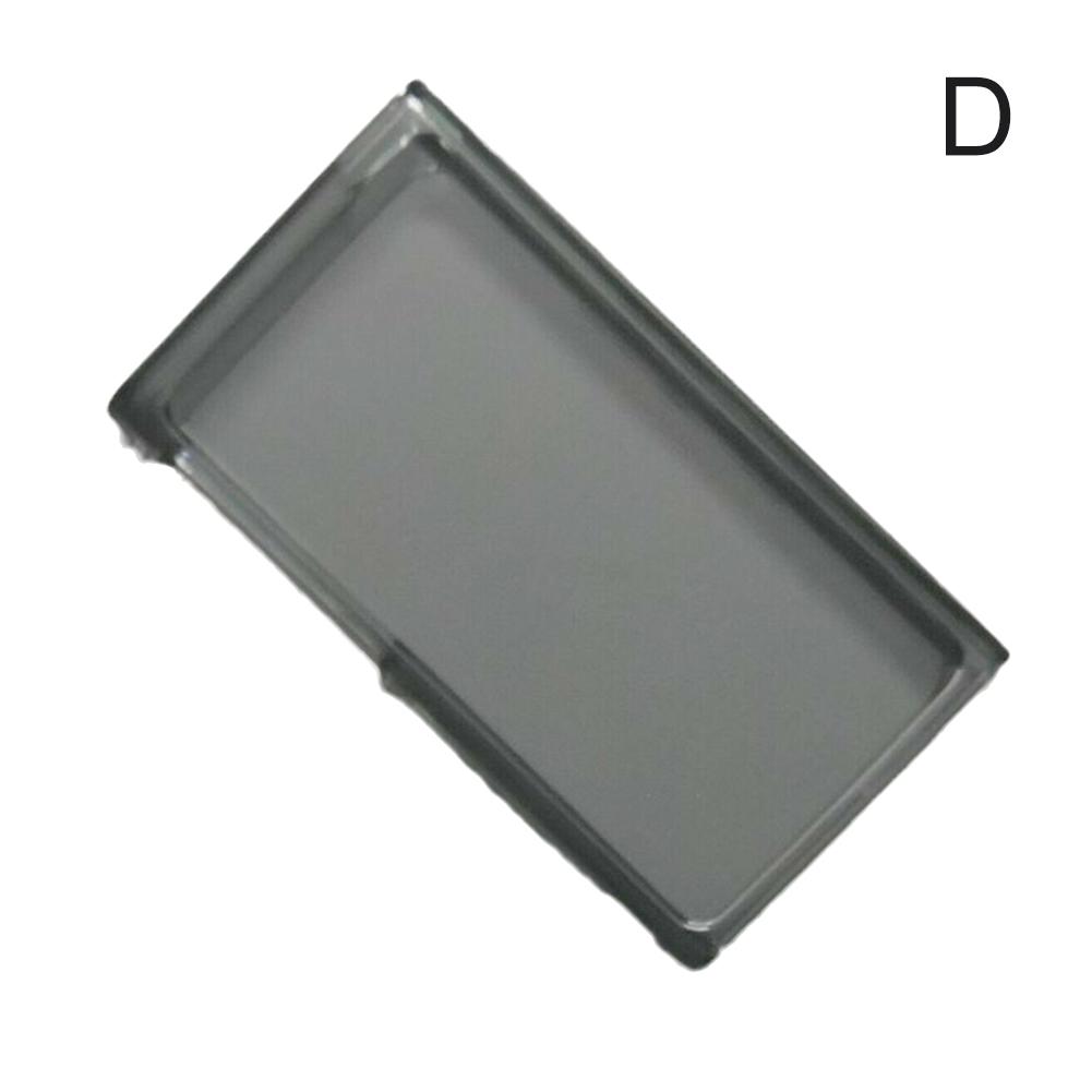 Clear Hard Front And Back Plastic Cover Case For Apple Clear Glossy TPU Gel Case For Apple IPod Nano 7th With Films: SKY BLUE