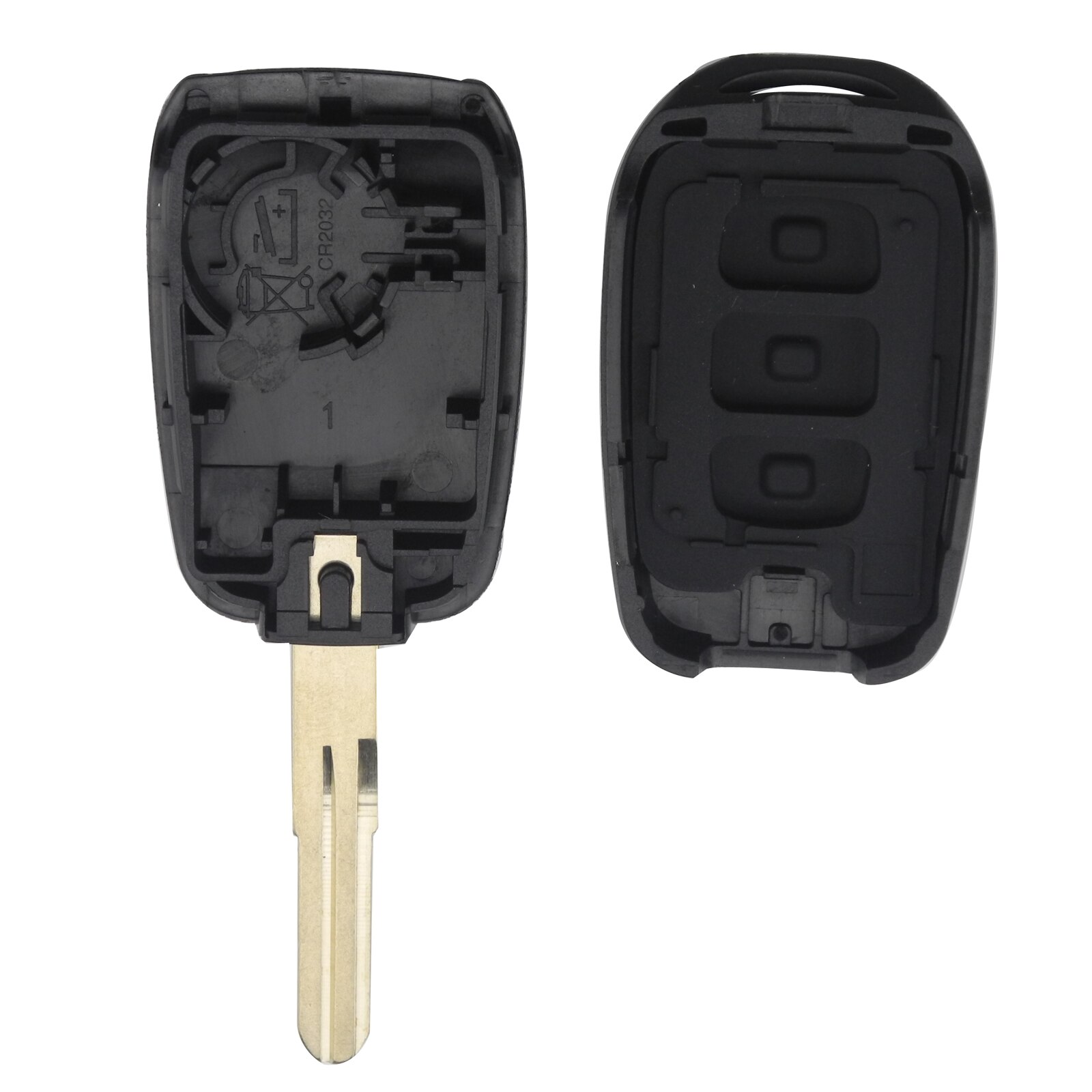 Bilchave 2/3 Buttons Replacement Remote Car Key Case Shell For Renault Duster Sandero Logan Clio Captur Laguna Scenic