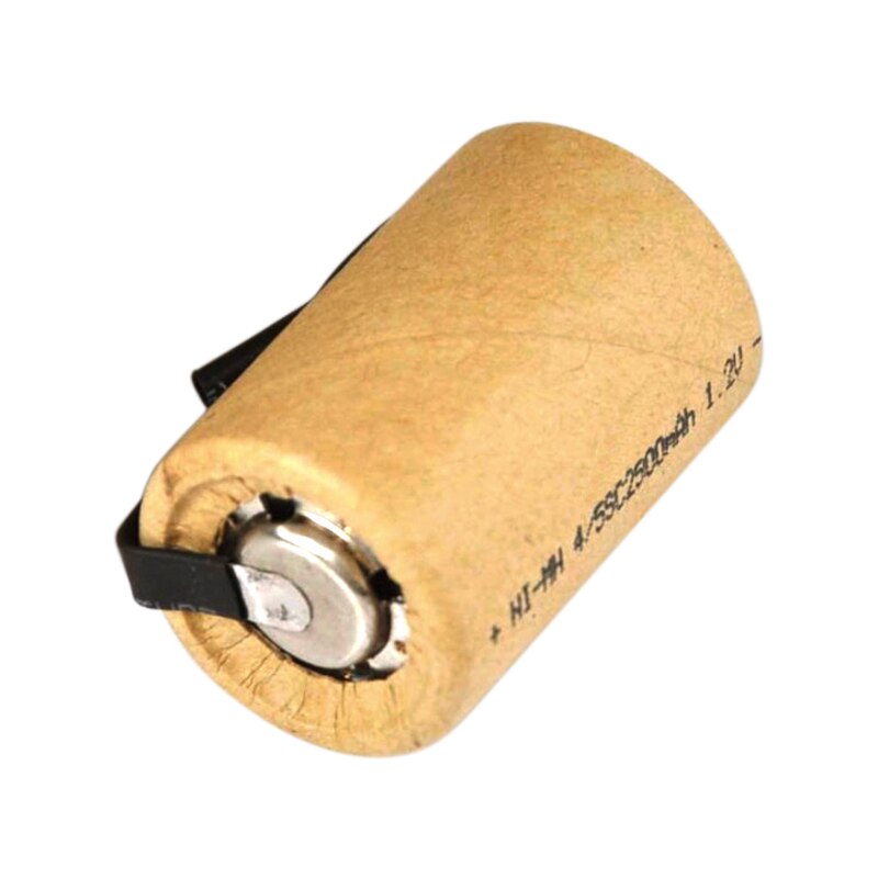 4/5SC 1,2 V 2500mAh Ni-Mh SC Batterie Zelle für DIY Energie Werkzeuge Batterie Elektronische Spielzeug NIMH batterie mit schweißen Registerkarten