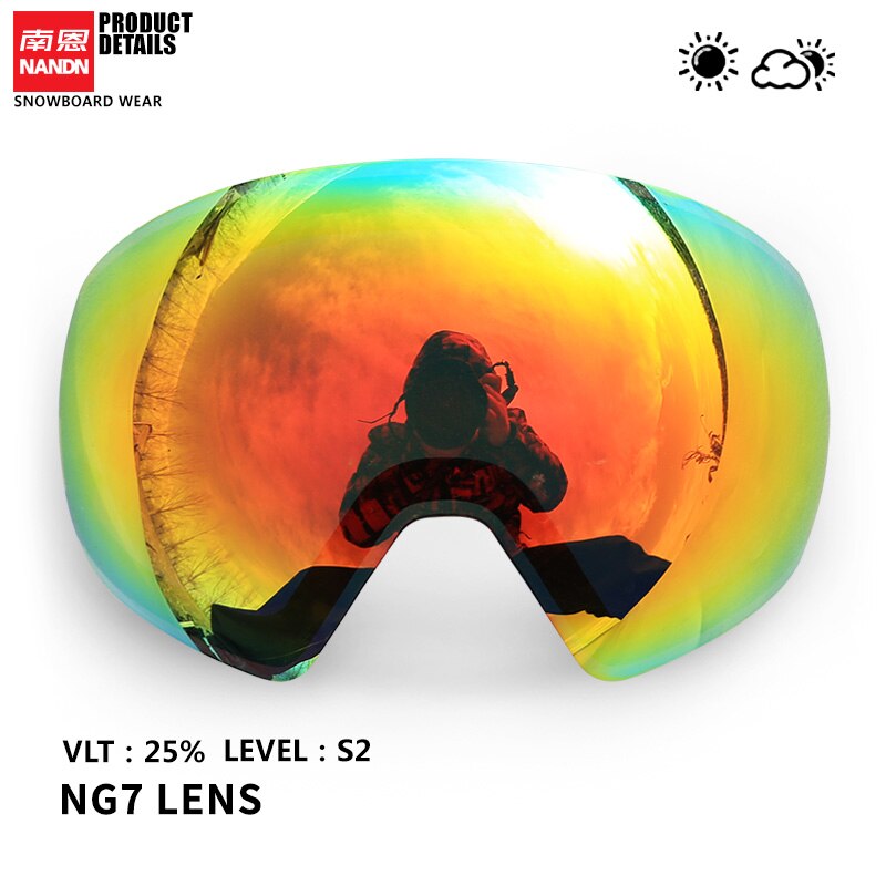 Ski Lens Vervanging Lens Originele Multi Kleur Coating Voor NG7