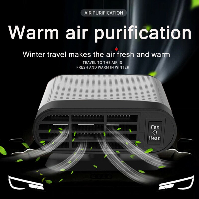 Winter Car Heater Universal 12v Car Window Fan Heater Portable Car Interior Heating Accessories Window Mist Remover Car Heaters