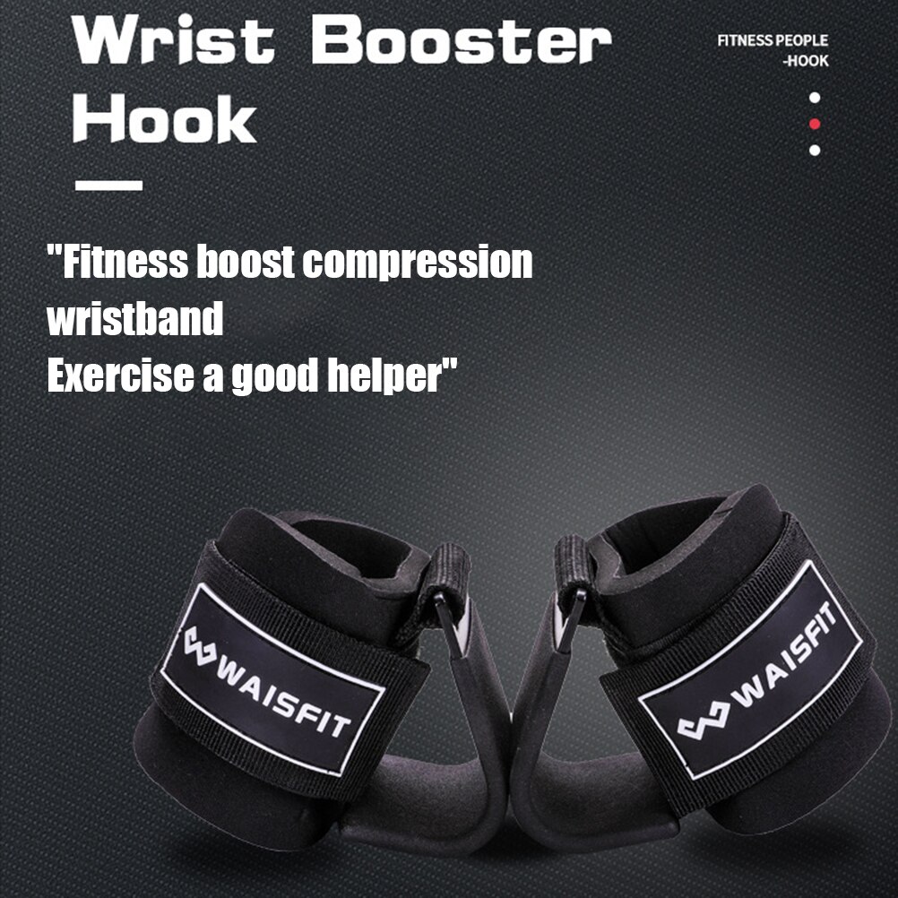 Weight Lifting Grip Hooks Lifting-Hook Hand-Bar Fitness Wrist Straps Heavy Duty Pull-ups Power Lifting Grips Padded Workout Hook