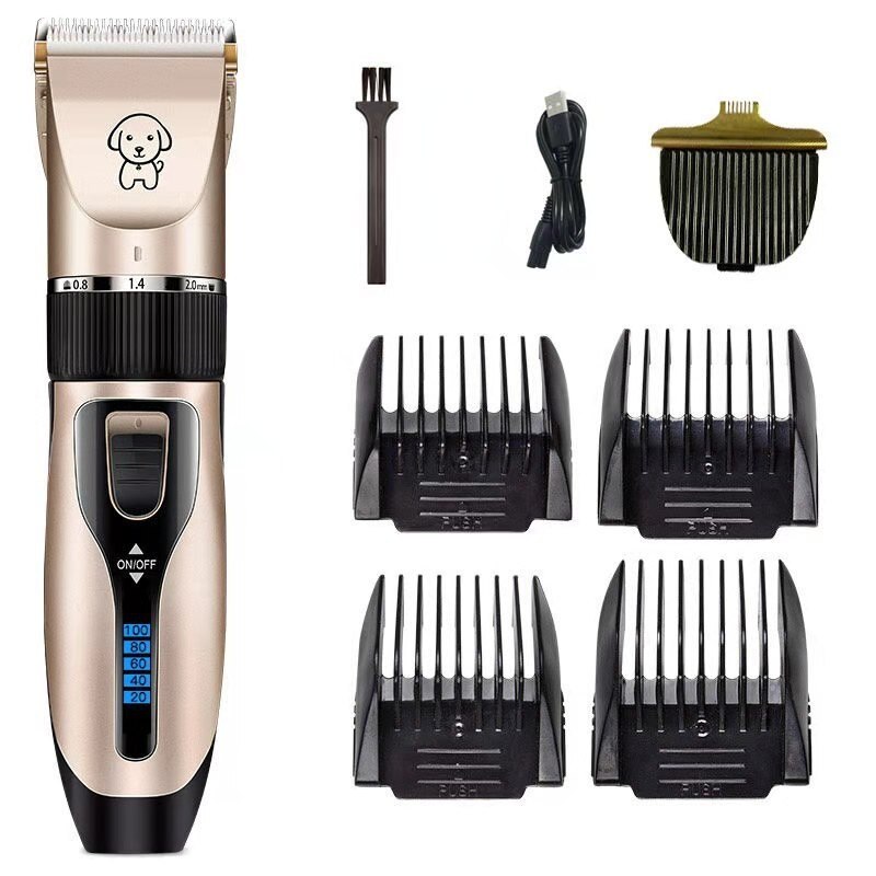 Professionele Hond Haar Trimmer Professionele Elektrische Tondeuse Voor Teddy Katten En Honden Huisdier Cutter Machine Scheerapparaat: D