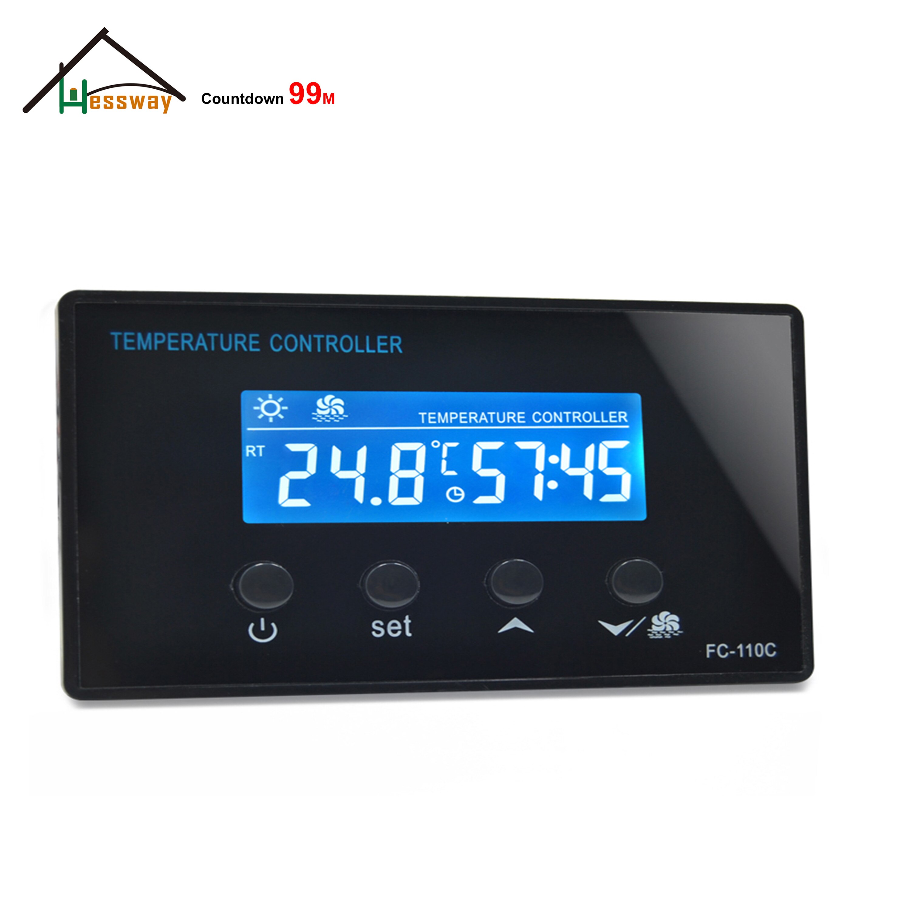 Mini controlador de temperatura para Sauna, dispositivo Digital LCD con Spa para pies