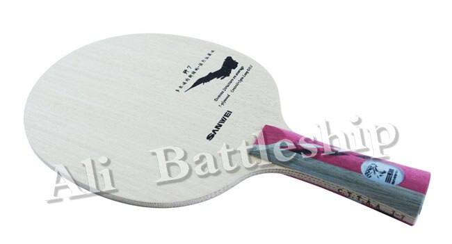 SANWEI J7 7 in legno domino struttura Professionale Lama Tennis Da Tavolo/ping pong lama/lama di tennis da tavolo pipistrello forte rotazione