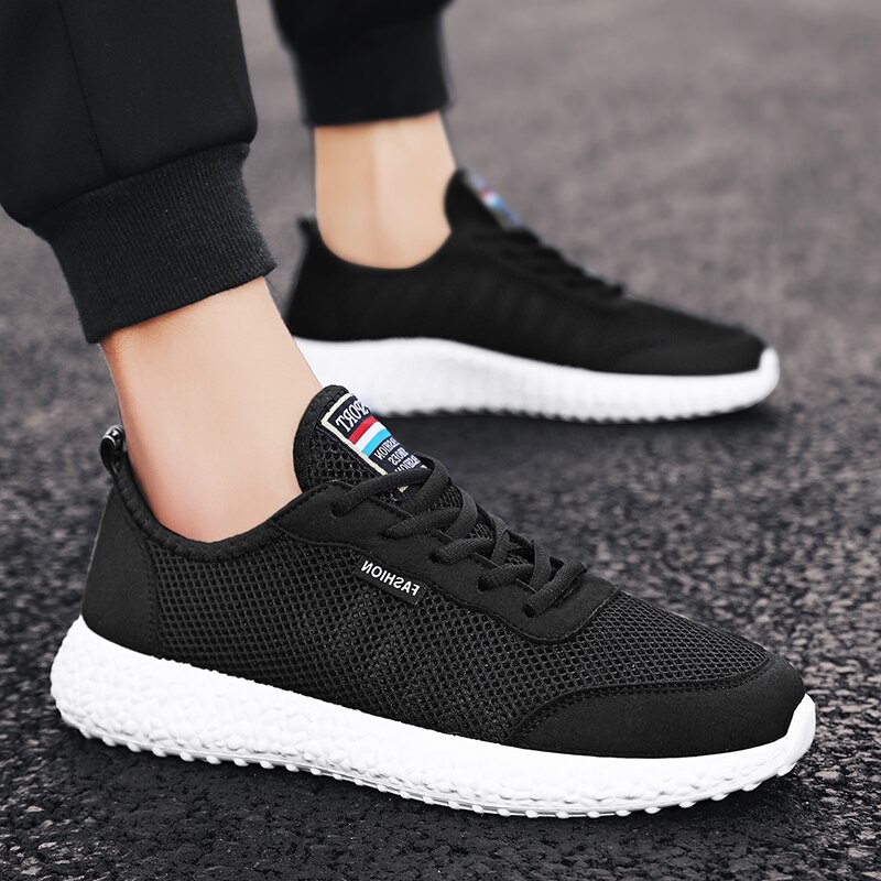 Offre spéciale Tenis Para Hombre hommes Tenis chaussures antidérapant Sport de gymnastique chaussures mâle stabilité athlétique Fitness baskets formateurs pas cher: Black / 6.5