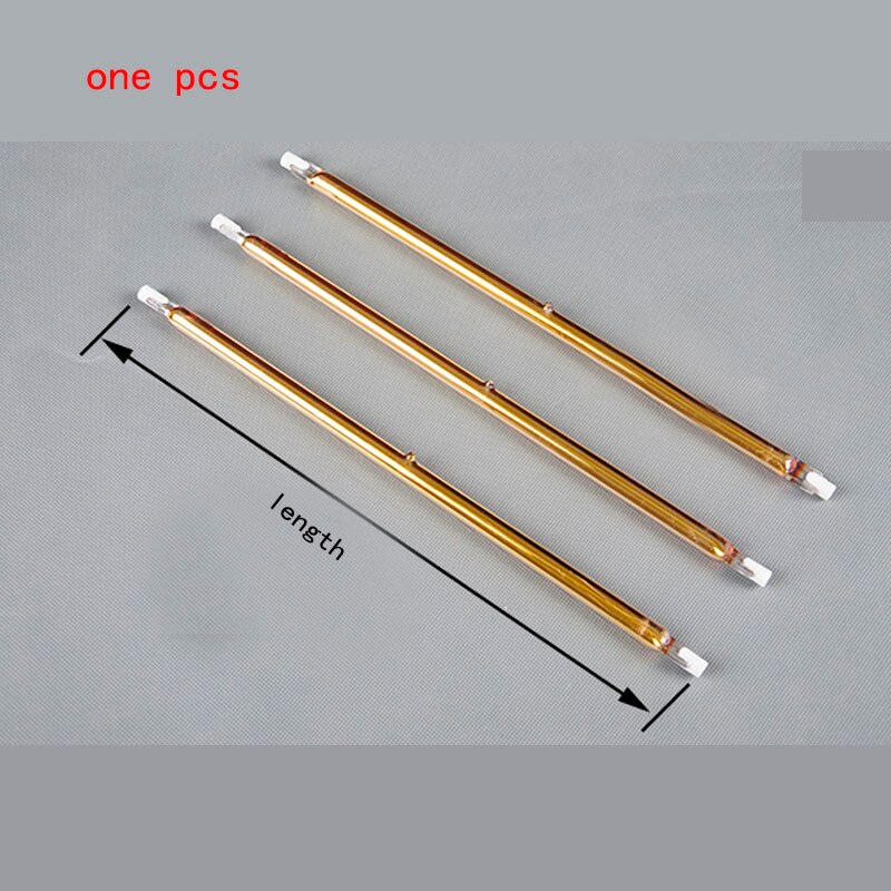 220V infrared heating tubes for electric heating carbon fiber heating tube Light wave gold heating tube Quartz tube ceramic