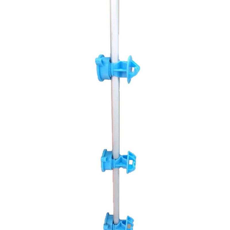 Isolateurs de fil de clôture électrique, 100 pièces, accessoires de clôture électronique à impulsion, isolant de pôle central
