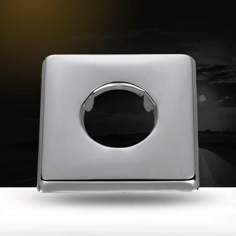 2PCS=1 SET faucet cover chrome , triangular valve decorative cover, wall hole cover