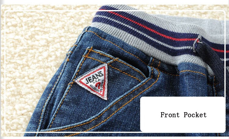 Kids Denim Broek Baby Jongens Jeans Peuter Tiener Jongen Broek Lente Herfst Herfst 100% Katoen 3T 4 5 6 7 8 9 10 11 12 13 Jaar
