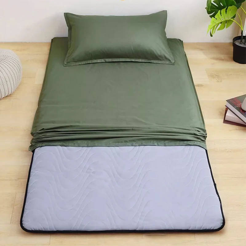Wasart 360 ° Volledig Omsloten Met Ritssluiting Matrasbeschermer Couple/Student Enkele Dubbel Laken Bescherming Pad King Size