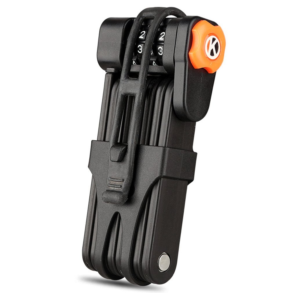 Candado antirrobo para bicicleta, plegable, anticizalla, cortador de bloqueo de contraseña, pieza de seguridad para bicicleta y motocicleta