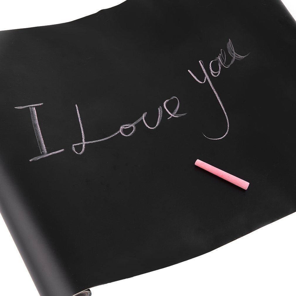 45CMX200CM Adhesive Blackboard Film Vinyl Draw Decor Mural Chalk Board Stick Roll Chalk Board Blackboard Stickers for kids