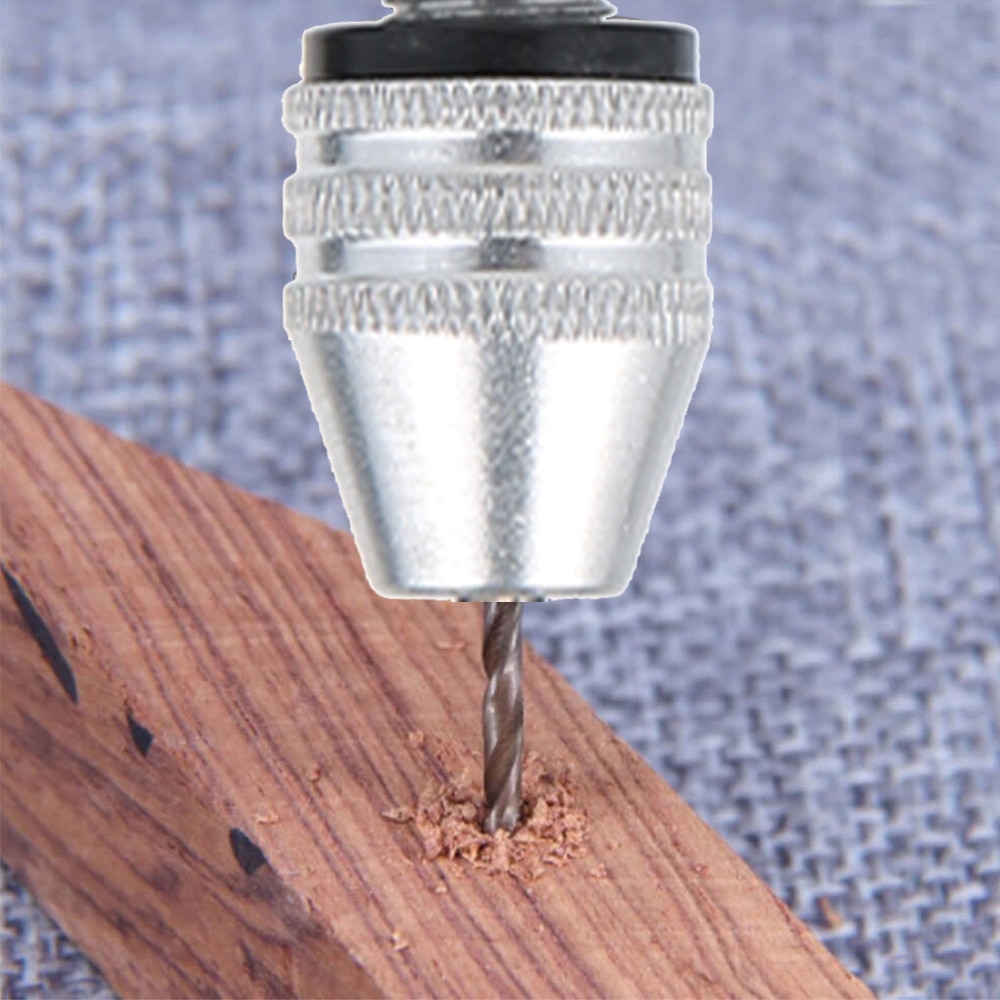 125 pçs mini broca de mão de alumínio micro com chuck keyless hss torção broca carpintaria perfuração ferramentas rotativas manual broca mão