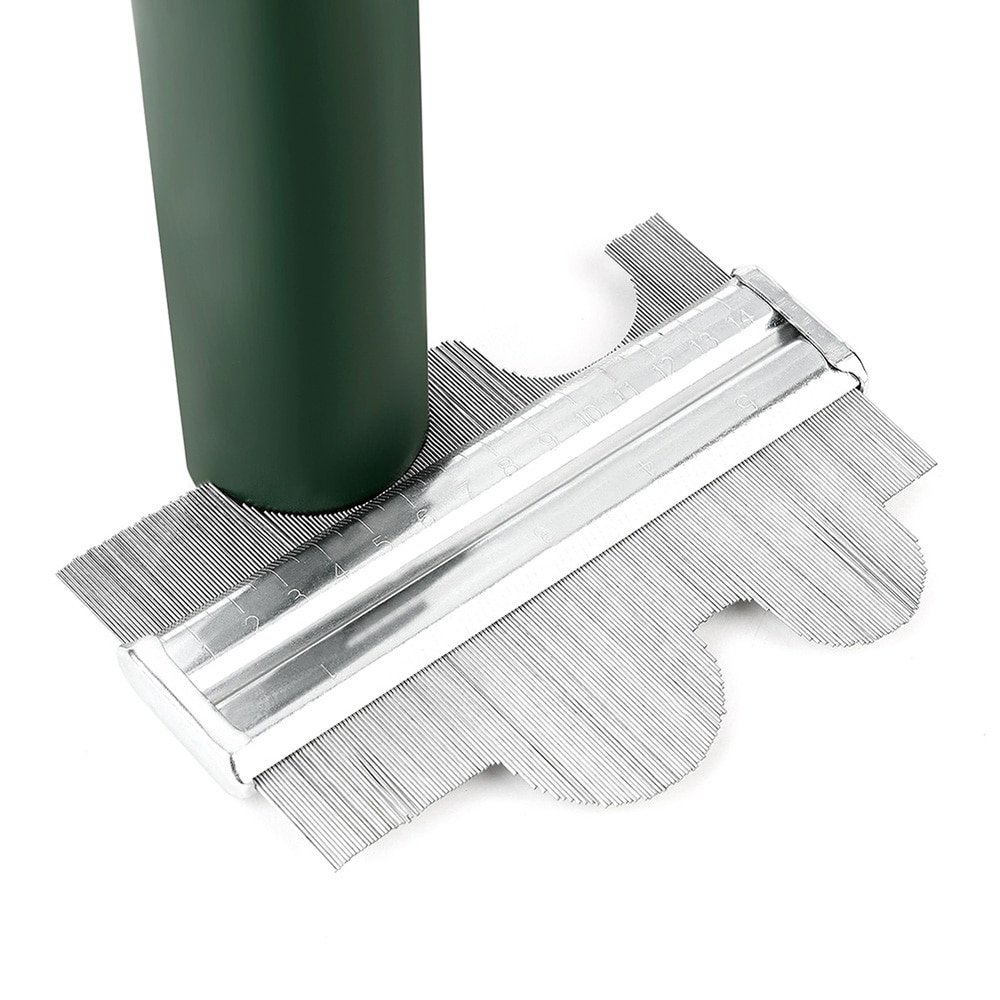 150mm Contour Gauge Profile Gauge Metal Marking Gauge Stainless Steel Multi-Functional Woodworking Measure Tool