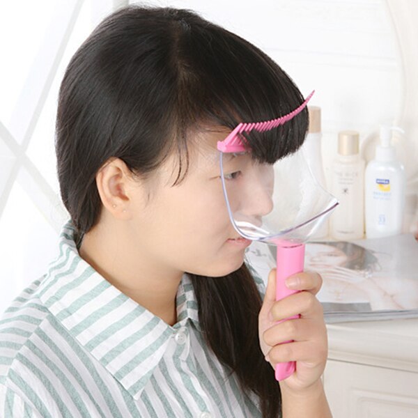 Diy Hair Bangs Fringe Cut Comb Clip Portable Trimmer Hairstyle Typing Trim Tool