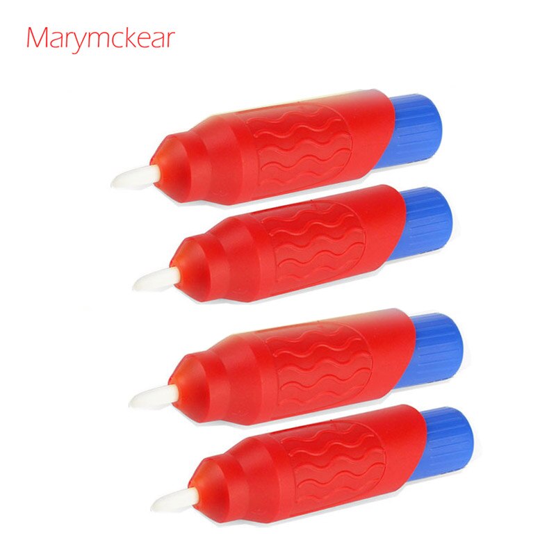 Penn for tegnematte magisk vannpenn penselpenner 9.5 x 1.8cm tegneleke bytt tilbehør for maling leketøy utdanning leketøy: 4 stk rød