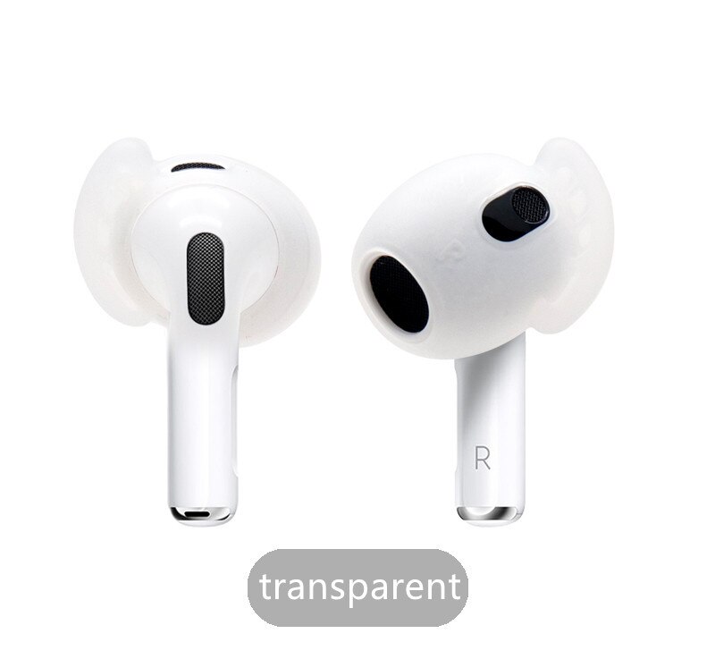 )för airpods 3 öronskydd öronkrokar antislip vingar öronskydd greppspetsar hörlurstillbehör för apple airpods 3rd generation: Transparent