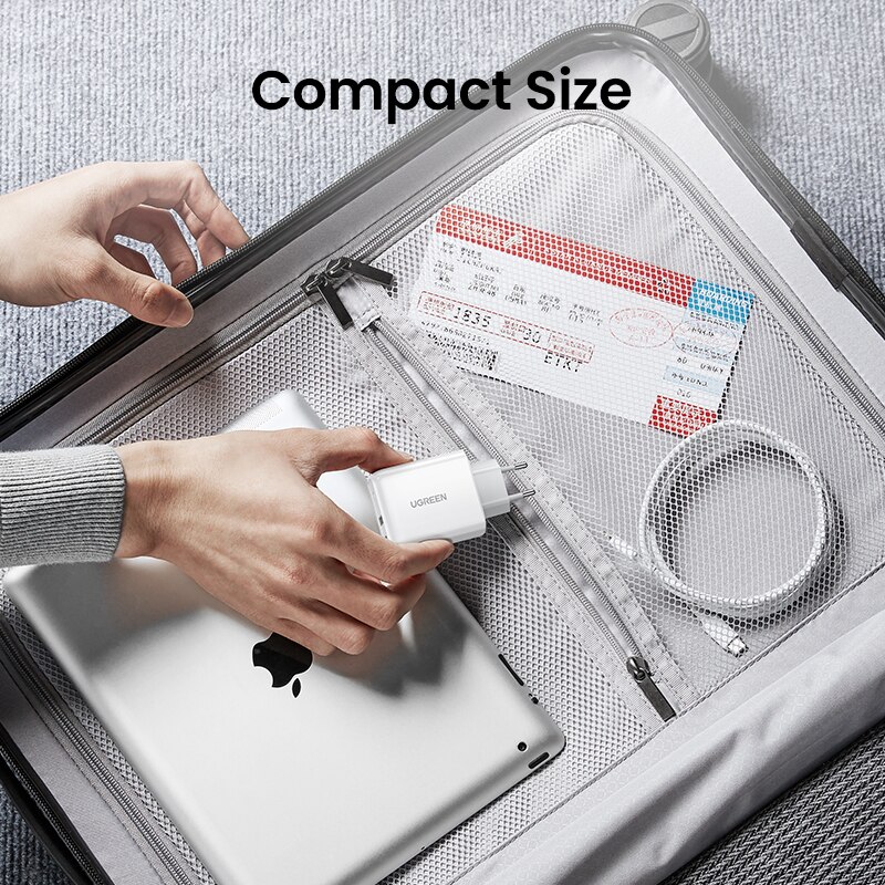 Ugreen 36W caricabatterie rapido USB carica rapida 4.0 3.0 tipo C PD ricarica rapida per iPhone 13 caricatore USB con caricatore per telefono QC 4.0 3.0